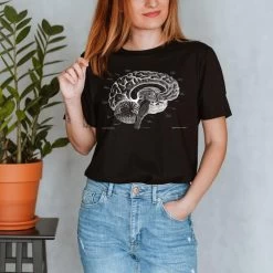 Brain Unisex T-Shirt - Chalkboard