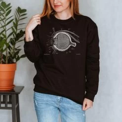 Eye Unisex Sweatshirt - Chalkboard