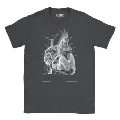 Heart II Unisex T-Shirt - Chalkboard -Codex Anatomicus Shop 13 11c735e6 dd3b 4674 90e4 abb3cc766e84