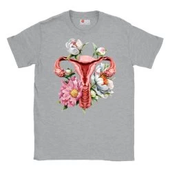 Uterus Unisex T-Shirt - Floral -Codex Anatomicus Shop 14 e4e9c9a7 fc05 42fb bf0d 7b220ae03dfb
