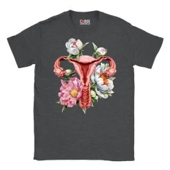 Uterus Unisex T-Shirt - Floral -Codex Anatomicus Shop 15 246c5f85 d76b 4b0b 8b5d b3c76e1e7b35