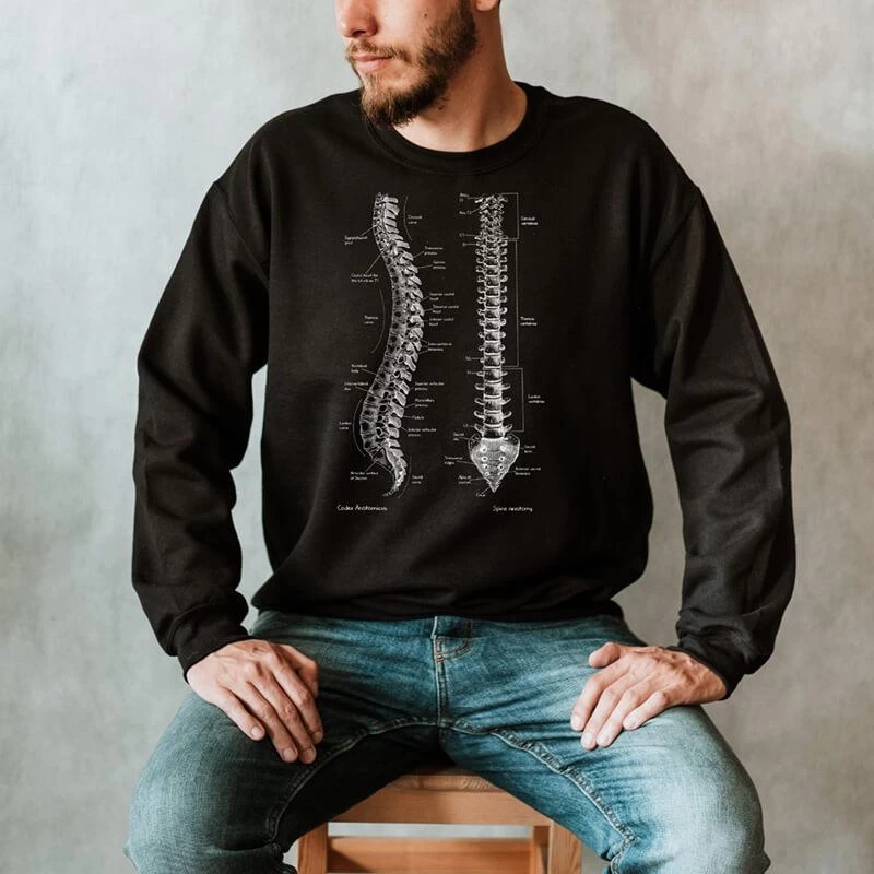 Spine Unisex Sweatshirt - Chalkboard 4 Spine Unisex Sweatshirt - Chalkboard - Image 2