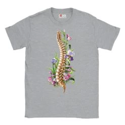 Spine Unisex T-Shirt - Floral -Codex Anatomicus Shop 18 c2d787bc 89b2 47e5 a767 4cf394e69138