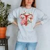 Uterus Unisex Sweatshirt - Floral -Codex Anatomicus Shop 1 351da1de 9df8 4311 b523 36e31e8c245b