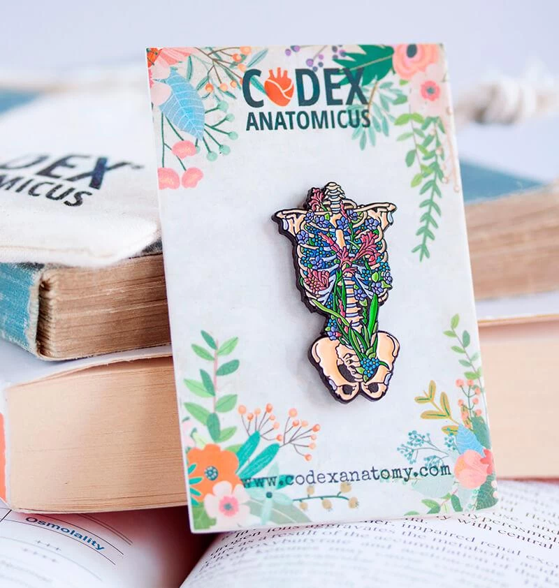 Thorax And Pelvis - Enamel Pin 4 Thorax And Pelvis - Enamel Pin - Image 2