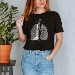 Lungs Unisex T-Shirt - Chalkboard