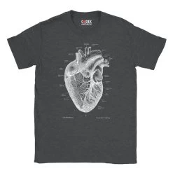 Heart Unisex T-Shirt - Chalkboard 8 Heart Unisex T-Shirt - Chalkboard -Codex Anatomicus Shop 20 f7181f16 11f7 4087 b448 69bbe5f2f0a6