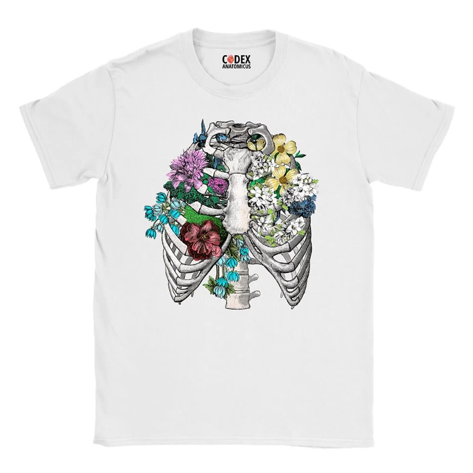 Rib Cage II Unisex T-Shirt - Floral 6 Rib Cage II Unisex T-Shirt - Floral - Image 4