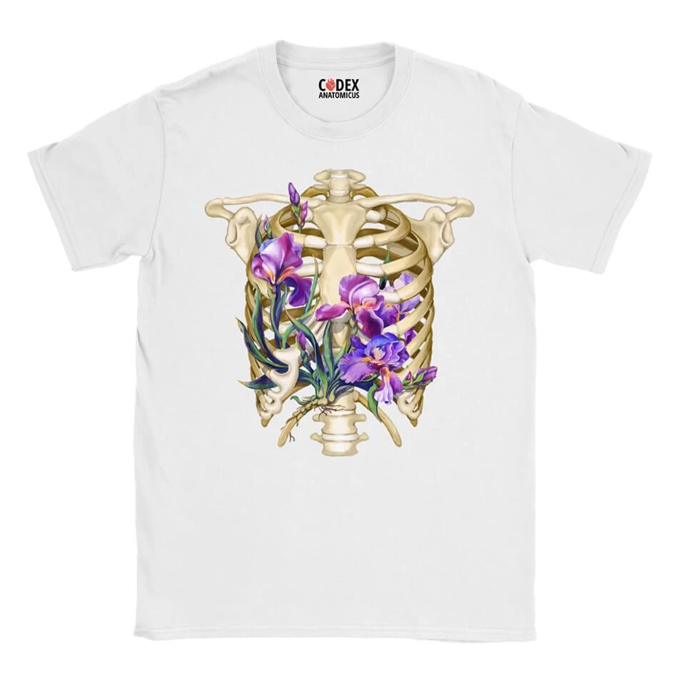 Rib Cage Unisex T-Shirt - Floral 6 Rib Cage Unisex T-Shirt - Floral - Image 4