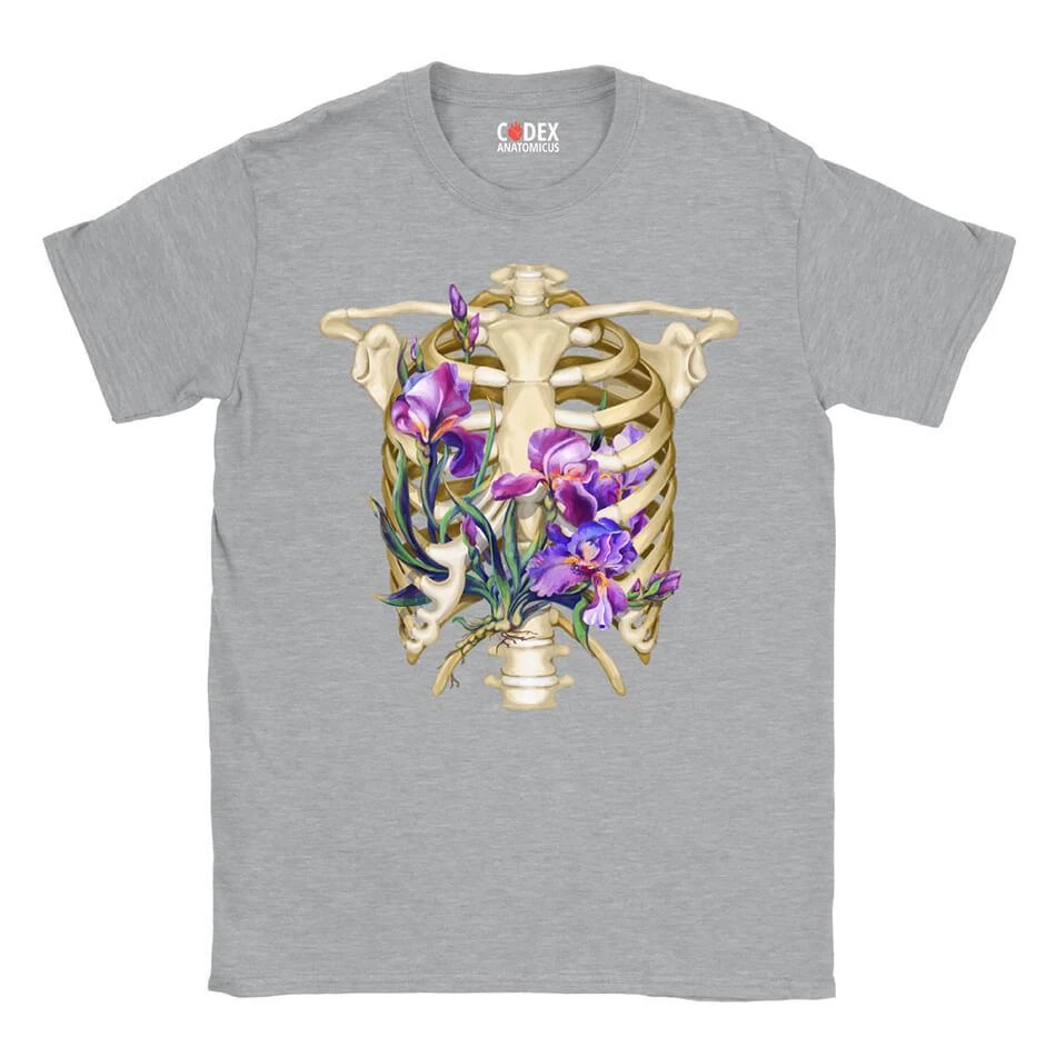 Rib Cage Unisex T-Shirt - Floral 7 Rib Cage Unisex T-Shirt - Floral - Image 5