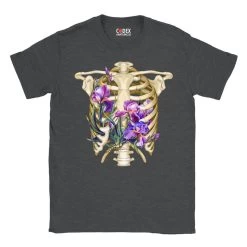 Rib Cage Unisex T-Shirt - Floral 10 Rib Cage Unisex T-Shirt - Floral -Codex Anatomicus Shop 31