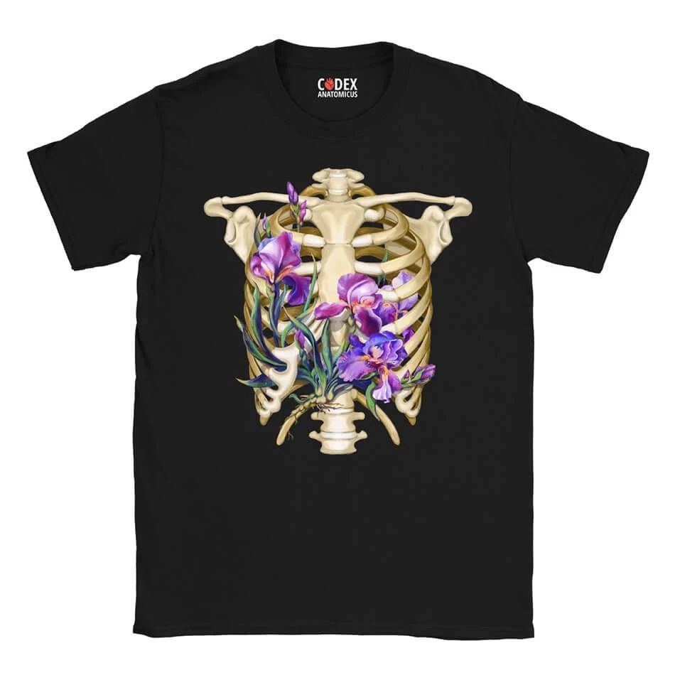 Rib Cage Unisex T-Shirt - Floral 8 Rib Cage Unisex T-Shirt - Floral - Image 6