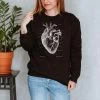 Heart III Unisex Sweatshirt - Chalkboard 1 Heart III Unisex Sweatshirt - Chalkboard -Codex Anatomicus Shop 3 088745e1 7b8f 493b af51 664e474f77fc
