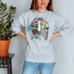 Ribcage II Unisex Sweatshirt - Floral
