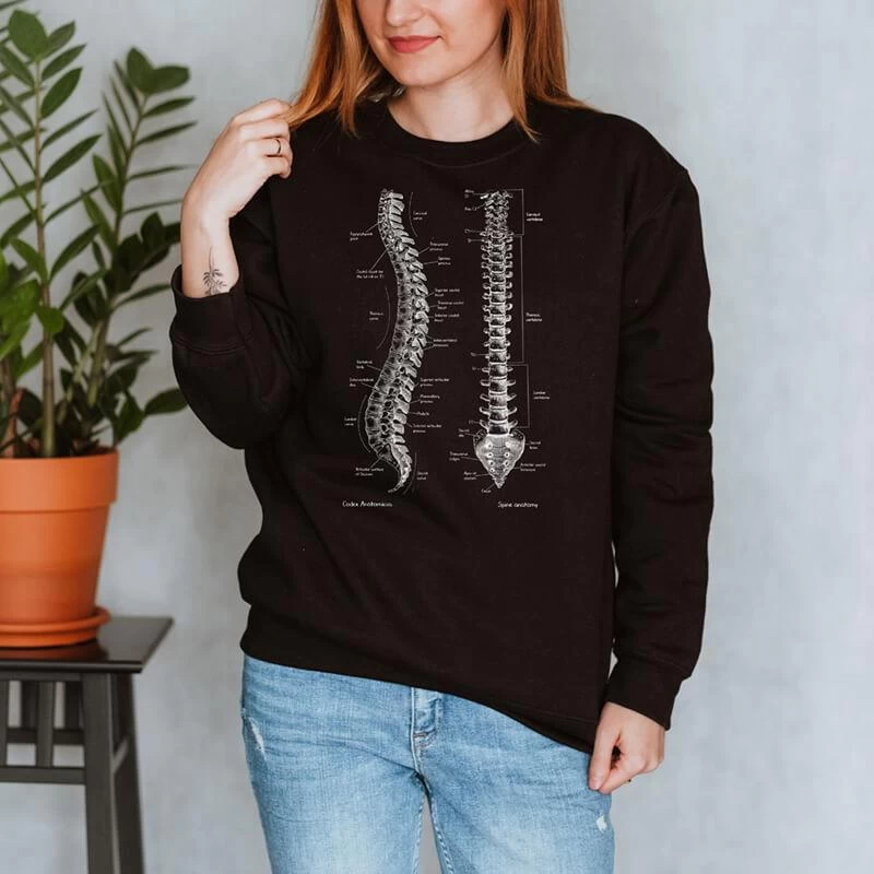 Spine Unisex Sweatshirt - Chalkboard 3 Spine Unisex Sweatshirt - Chalkboard
