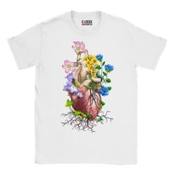 Heart Unisex T-Shirt - Floral -Codex Anatomicus Shop 5 c831bc00 9e27 49e9 a660 b94e1353e4c2