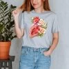 Heart II Unisex T-Shirt - Floral