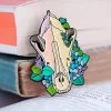 Dog Skull With Flowers - Enamel Pin