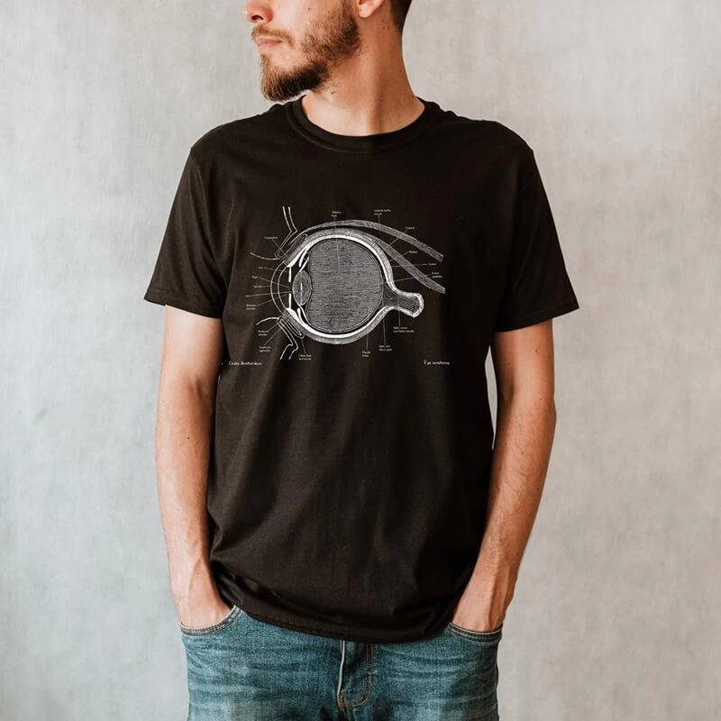 Eye Unisex T-Shirt - Chalkboard 4 Eye Unisex T-Shirt - Chalkboard - Image 2