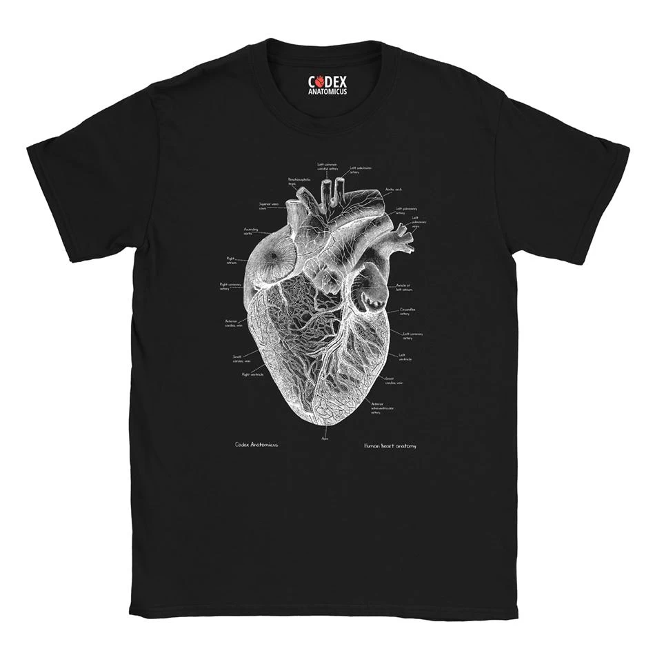Heart Unisex T-Shirt - Chalkboard 6 Heart Unisex T-Shirt - Chalkboard - Image 4