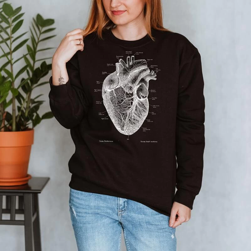 Heart I Unisex Sweatshirt - Chalkboard 3 Heart I Unisex Sweatshirt - Chalkboard