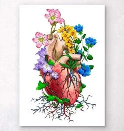 Heart With Flowers