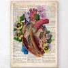 Floral Heart Anatomy II - Old Dictionary Page 1 Floral Heart Anatomy II - Old Dictionary Page -Codex Anatomicus Shop LPA059jpg 090c36e1 b4e7 4291 92aa 7f06d5593c60