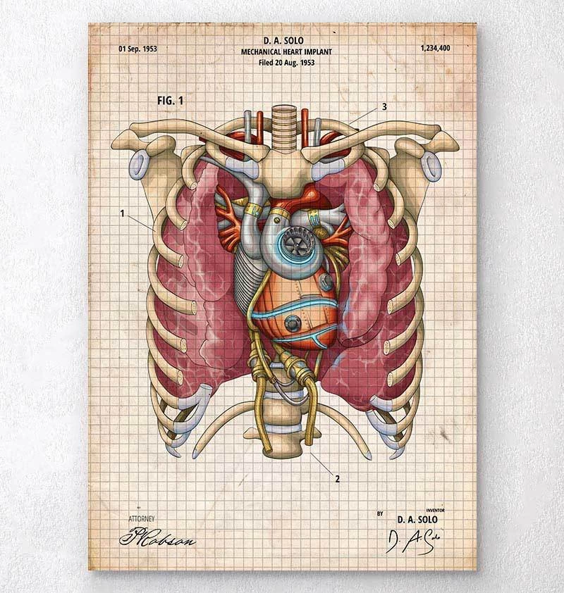 Mechanical Heart Blueprint II 3 Mechanical Heart Blueprint II