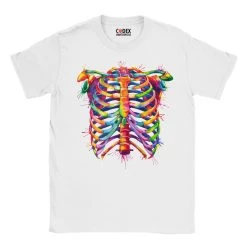 Rib Cage Unisex T-Shirt - Watercolor 7 Rib Cage Unisex T-Shirt - Watercolor -Codex Anatomicus Shop LPA161 Ribcage