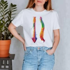 Spine Unisex T-Shirt - Watercolor