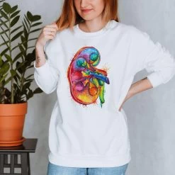 Kidney Unisex Sweatshirt - Watercolor