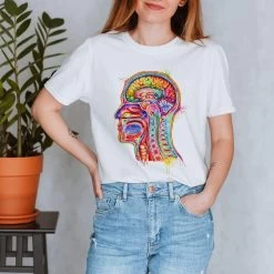 Head Section Unisex T-Shirt - Watercolor