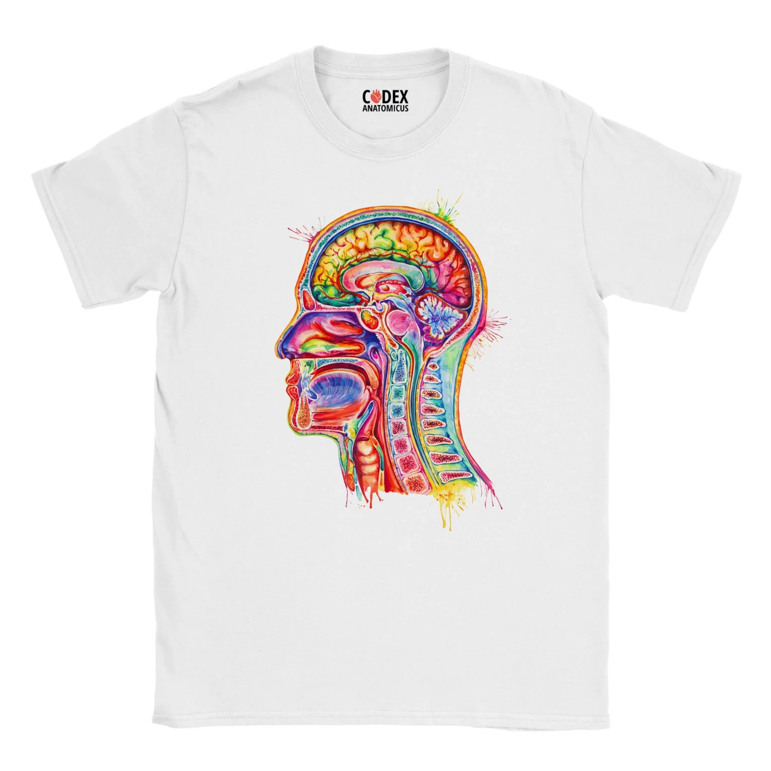 Head Section Unisex T-Shirt - Watercolor 5 Head Section Unisex T-Shirt - Watercolor - Image 3