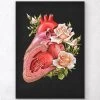 Heart Anatomy - Floral - Black -Codex Anatomicus Shop LPA319 8b1769b1 acdf 4610 a53d 02119dea8120