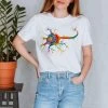 Neuron Unisex T-Shirt - Watercolor -Codex Anatomicus Shop LPA345 Neuron lifestyle women