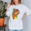 Fetus Unisex Sweatshirt - Watercolor 1 Fetus Unisex Sweatshirt - Watercolor -Codex Anatomicus Shop LPA353 Fetus lifestyle S women