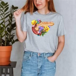 Pancreas Unisex T-Shirt - Floral
