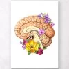 Brain Anatomy II - Floral - White 1 Brain Anatomy II - Floral - White -Codex Anatomicus Shop LPA362