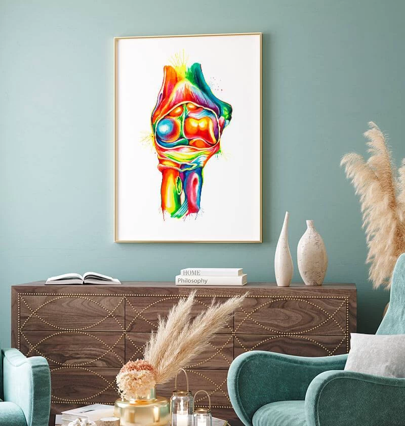 Elbow Anatomy - Watercolor Splash 4 Elbow Anatomy - Watercolor Splash - Image 2