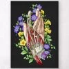 Hand Anatomy Art - Black -Codex Anatomicus Shop LPA424