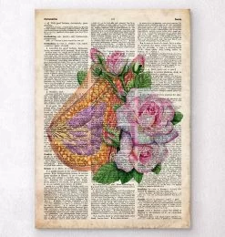Breast Anatomy - Floral - Old Dictionary