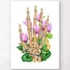 Bones Of A Hand - Floral - White -Codex Anatomicus Shop LPA504