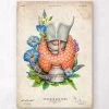 Thyroid Anatomy Art - Floral - Vintage -Codex Anatomicus Shop LPA508