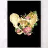 Pelvis Anatomy - Floral - Black 1 Pelvis Anatomy - Floral - Black -Codex Anatomicus Shop LPA520