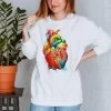 Heart II Unisex Sweatshirt - Watercolor
