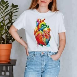 Heart III Unisex T-Shirt - Watercolor