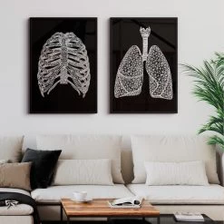 Minimal Geometric Rib Cage - Black 7 Minimal Geometric Rib Cage - Black -Codex Anatomicus Shop LPA574 3