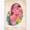 Fetus In A Womb - Floral - Vintage 1 Fetus In A Womb - Floral - Vintage -Codex Anatomicus Shop LPA608