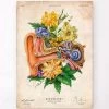 Ear Anatomy - Floral - Vintage