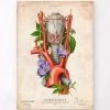 Larynx, Thyroid And Aorta - Floral - Vintage